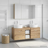 Bathroom Furniture Set 4 pcs Artisan Oak 3406910