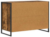Sideboard Smoke Oak 79 x 36 x 75.5 cm Engineered Wood 886596