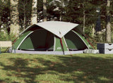 Camping Tent Cabin 4-Person Green Waterproof 4009452