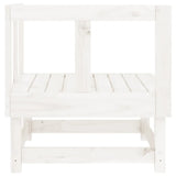 Garden Corner Sofas 2 pcs White Solid Wood Pine 825395