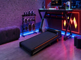 Folding Under Desk Walking Pad Treadmill with Adjustable Incline, 1-6 km/h Low Noise for Home & N601P303816B