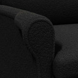 Armchair Black 76 x 94 x 102 cm Sharpa Fabric 42009855
