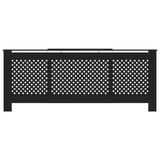 MDF Radiator Cover Black 205 cm 325556