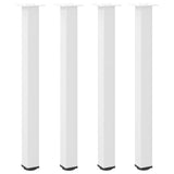 Bar Table Legs 4 pcs White 100-102 cm Steel 4012477
