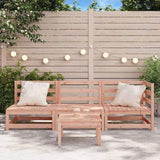 Garden Sofa 3-Seater Solid Wood Douglas 837954