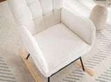 Rocking Chair Rocker Chair Single Recliner Casual Lounger Lounge Chair Cushion for Living Room N605P181515W