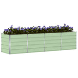 Planter Green 320 x 80 x 75 cm Steel 42018249