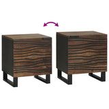 Bedside Cabinet 2 pcs Walnut 40 x 33 x 46 cm Engineered Wood 4018005