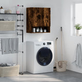 Wall Cabinet Smoked Oak 60x31x70 cm Engineered Wood 829929