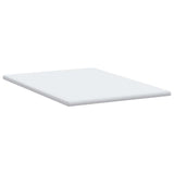 Mattress Topper White 140 x 200 x 6 cm Jaquard Fabric 4106183