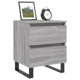 Bedside Cabinets 2 pcs Grey Sonoma 40x35x50 cm Engineered Wood 826905