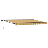 Manual Awning Frame with LEDs 5 x 3 m Polyester with PU coating 3420925