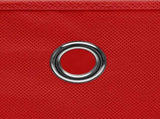Storage Boxes 10 pcs Red 32x32x32 cm Fabric 288363