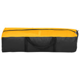 Party Tent with LED and 4 Sidewalls 3.6x3.6x2.3 m Yellow 92238