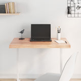 Table Top Light Brown 80x50x cm Treated Solid Wood Live Edge 363942