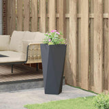Planter Anthracite 30 x 30 x 75 cm Steel 883770