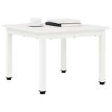 Coffee Table White 50 x 50 x 36 cm Solid Pine Wood 892756