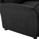 Recliner Chair Black 66.5 x 94 x 101.5 cm Polyester 340154