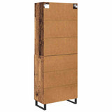 Highboard with Drawer 2 pcs Old Wood Engineered Wood 3415673