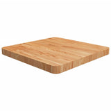 Table Top Light Brown Solid Oak Wood Standard Durable 343059