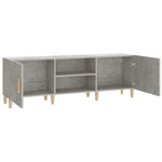 TV Cabinet Concrete Grey 150x30x50 cm Engineered Wood 812622