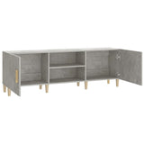 TV Cabinet Concrete Grey 150x30x50 cm Engineered Wood 812622