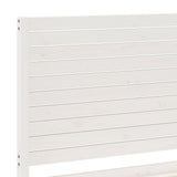 Extra Long Bed Frame without Mattress White 160x220 cm Solid Wood 3309316