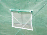 Walk-in Polytunnel Greenhouse, Outdoor Garden Tunnel Greenhouse Tent with Zipped Roll-Up Door and 8 T3398P317732