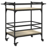 Kitchen Trolley Sonoma Oak 82x40x78.5 cm Engineered Wood 842362