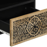 Bedside Cabinet 40x33x46 cm Solid Wood Mango 358218