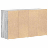 Sideboard Grey Sonoma 120 x 36 x 69 cm Engineered Wood 3333861
