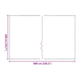 Plant Cover with Eyelets 2x6 m Polyethylene 3308687