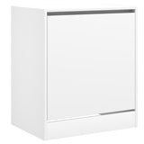 Shoe Cabinet White 60x42x69 cm Engineered Wood 839980