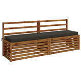 2-Piece Bench Cushions SOEST 2 pcs 100% Polyester Anthracite 949969