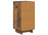 Drawer Cabinet Old Wood 33 x 34.5 x 90 cm Engineered Wood 893933