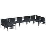 Garden Sofa Set Anthracite Steel 3378968
