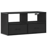 TV Cabinet Black 80x31x39.5 cm Engineered Wood and Metal 848919
