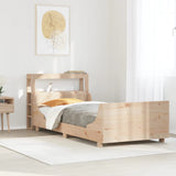 Bed Frame without Mattress 90x200 cm Solid Wood Pine 3306468