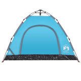 Camping Tent 3-Person Blue Quick Release 4004166