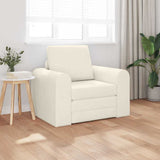Sofa Bed Cream 98 x 71 x 83 cm Velvet 4106672