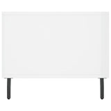 Coffee Table High Gloss White 90x50x40 cm Engineered Wood 829230