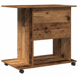 Computer Desk Old Wood 80x50x75 cm Engineered Wood 856052