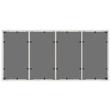 Garden Table with Glass Top White 190x90x75 cm Poly Rattan 368129