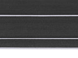 Boat Mat Striped Dark Grey and White 240 x 90 cm EVA 42046771