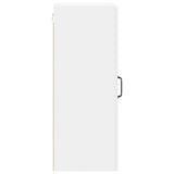 Wall Glass Cabinet LUCCA 2 pcs White 40 x 31 x 80 cm 884986