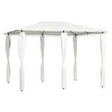 Gazebo with Post Covers 3x4x2.6 m Cream 160 g/m² 313611