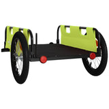 Bike Trailer Green Oxford Fabric and Iron 94193