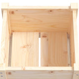 Garden Planters 2 pcs 50x50x70 cm Solid Pinewood 810800