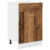 Drawer Bottom Cabinet Lyon Old Wood 50x46x81.5 cm Engineered Wood 856086