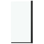 ZNTS Shower Enclosure ESG 68x130 cm Black 147192